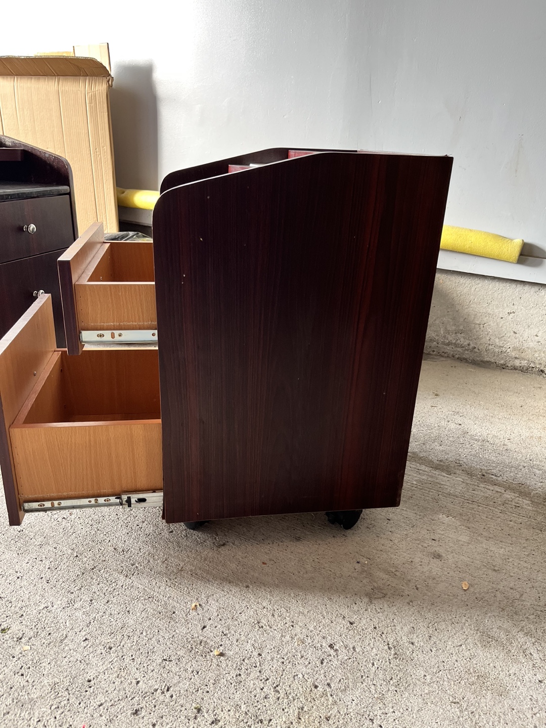 Manicure Station with Two Drawers and Granite Top - photo 3