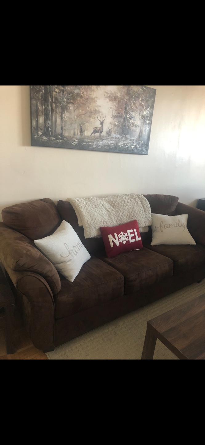 MUST GO: Chocolate Brown Sofa Set - photo 3