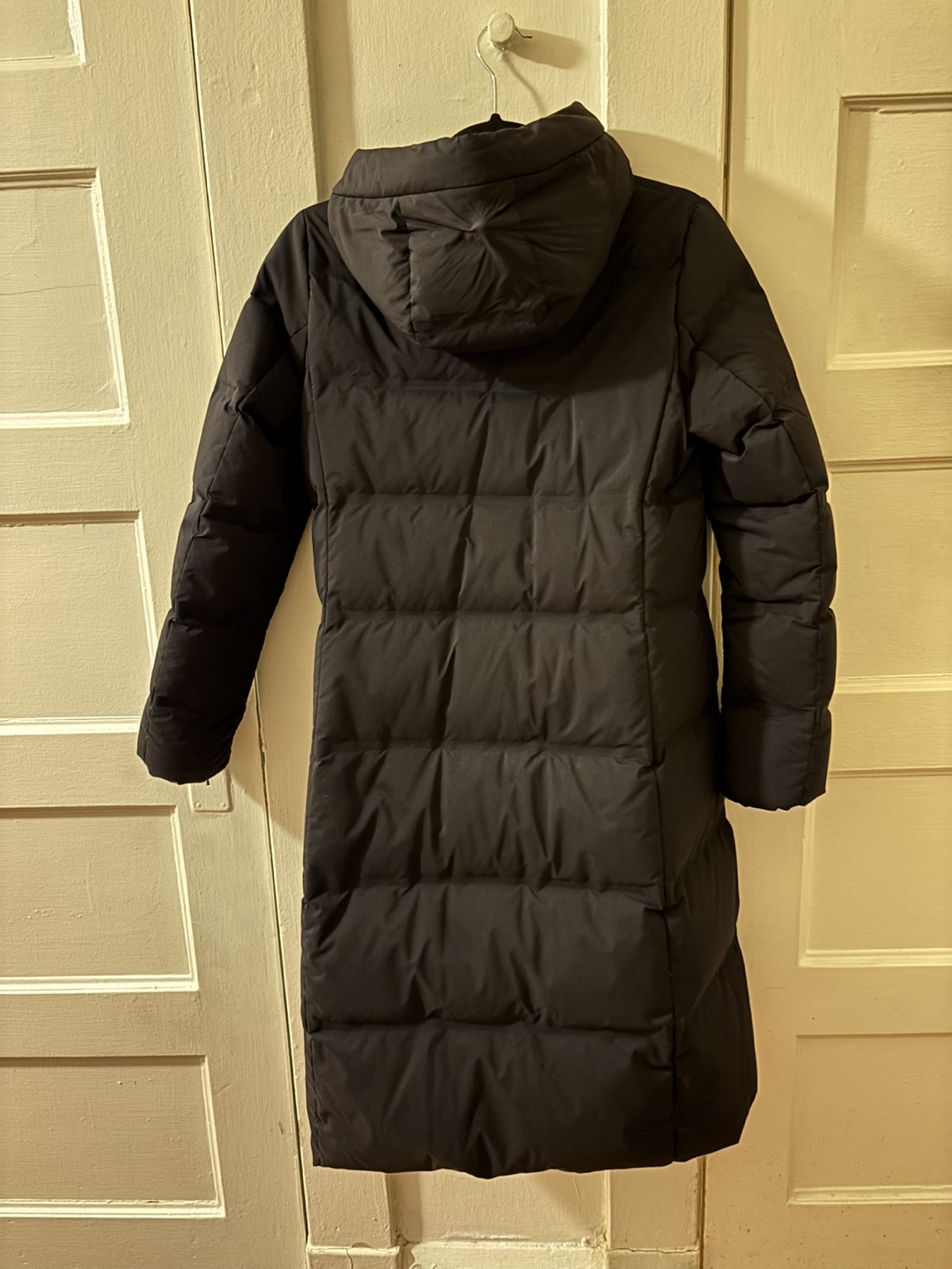 Uniqlo Women's Black Long Down Coat - Size XS - photo 2