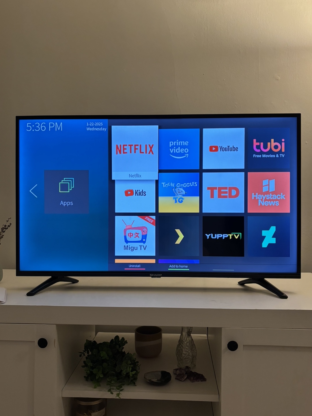 Sharp 40-inch LED Smart TV