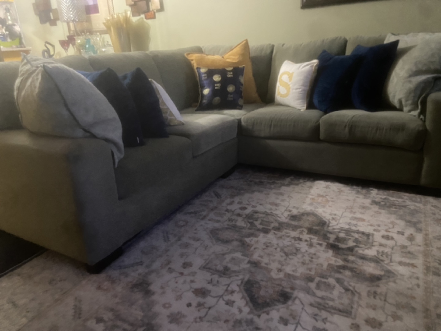 L shaped sofa