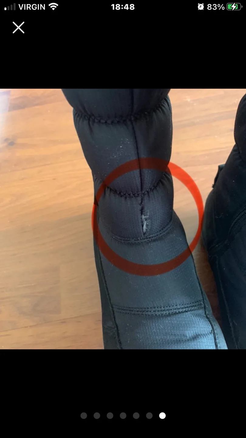 Women's Black Pajar Winter Boots Size 7 image indicator(4)