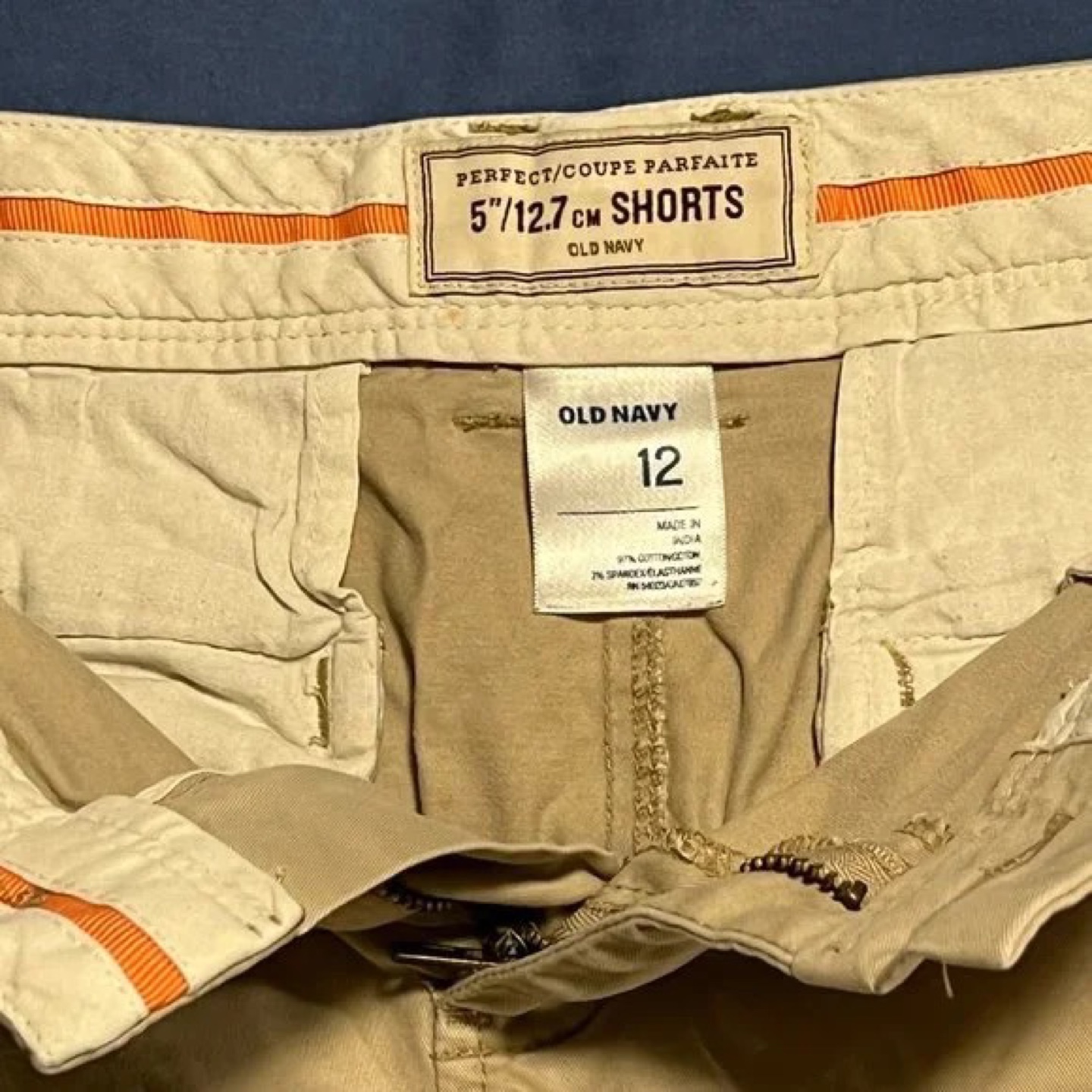 Old Navy Khaki Shorts, Size 12 - photo 3