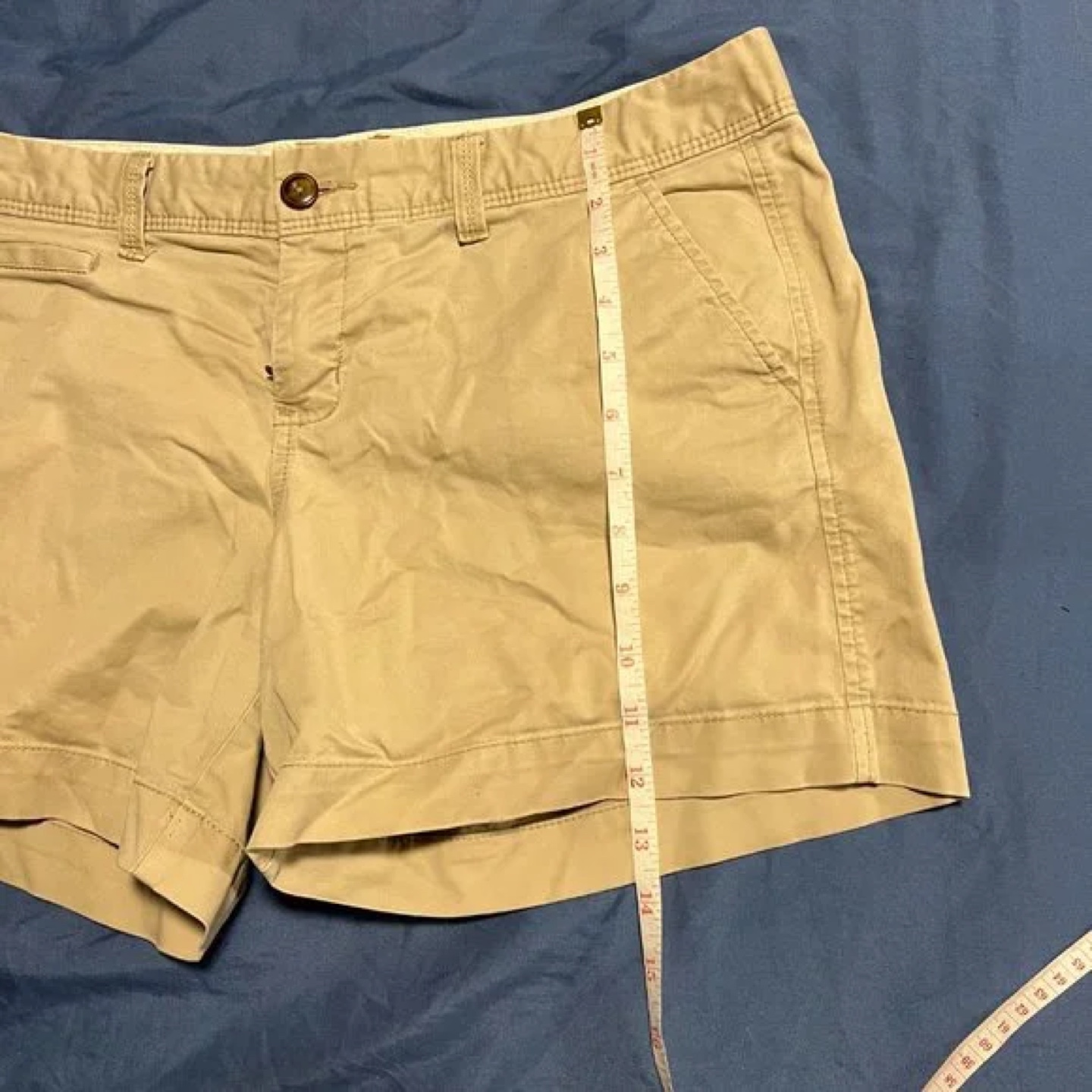 Old Navy Khaki Shorts, Size 12 - photo 2