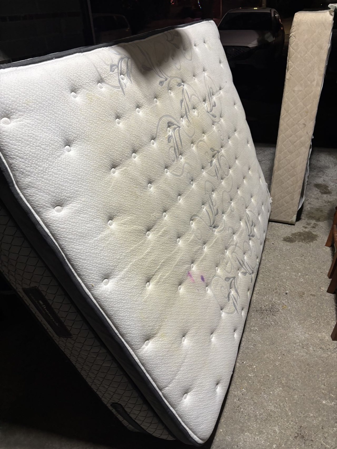 Used Sealy Posturepedic Queen Mattress and Box Spring Set