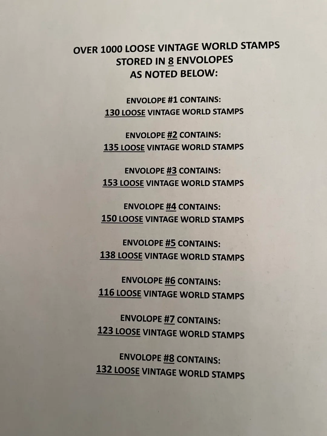 Large Collection of Over 1000 World Stamps image indicator(9)
