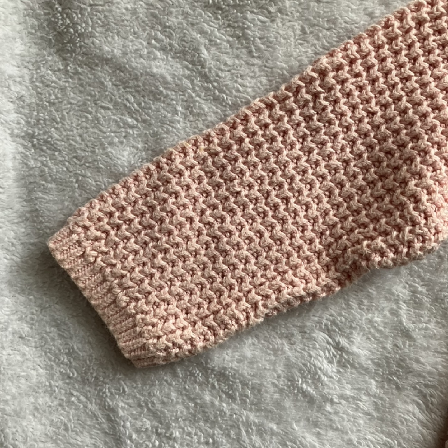 Carter's 12m Baby Girl Pink Knit Cardigan - photo 4