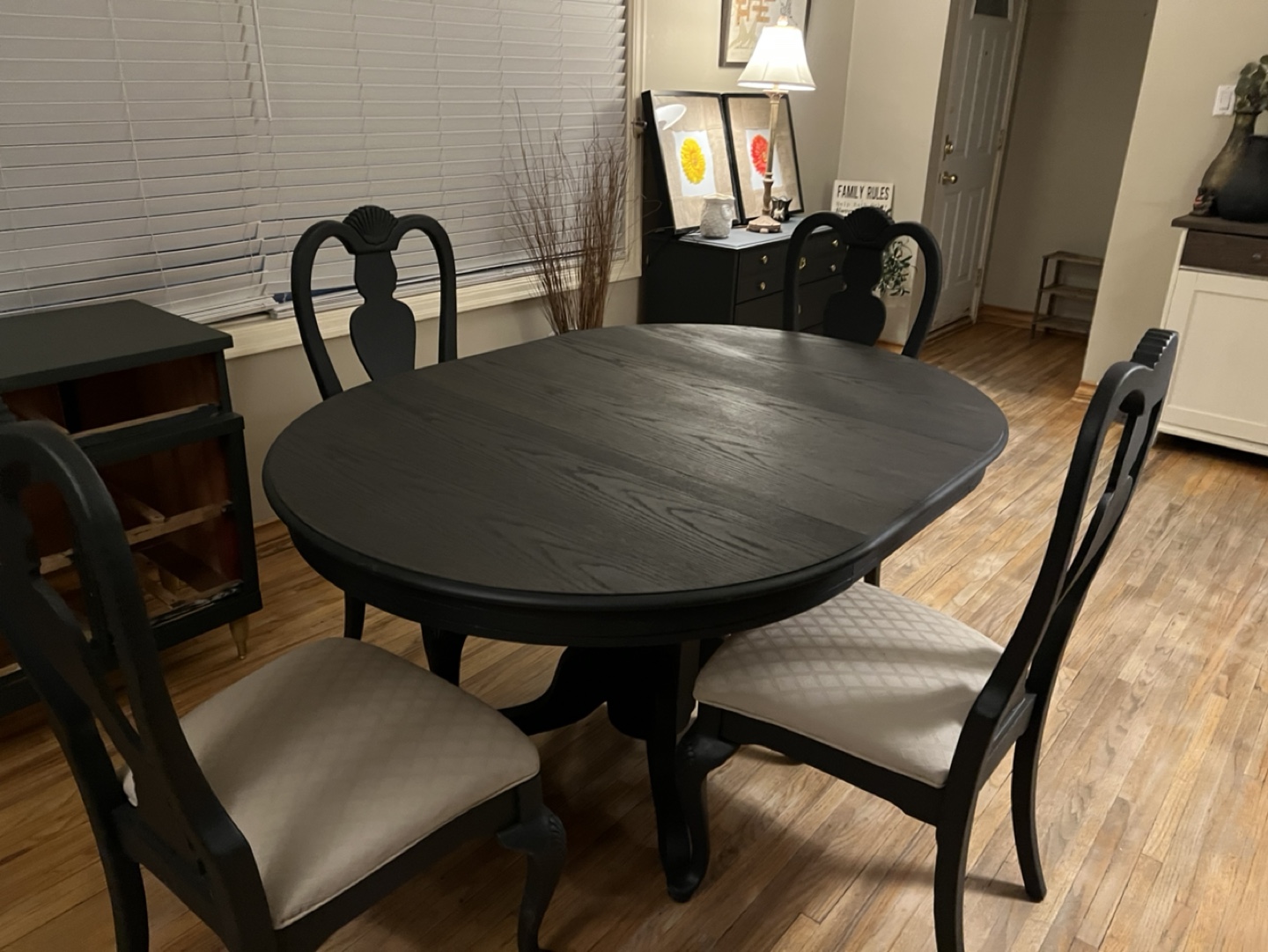 Black Dining Table Set - photo 2