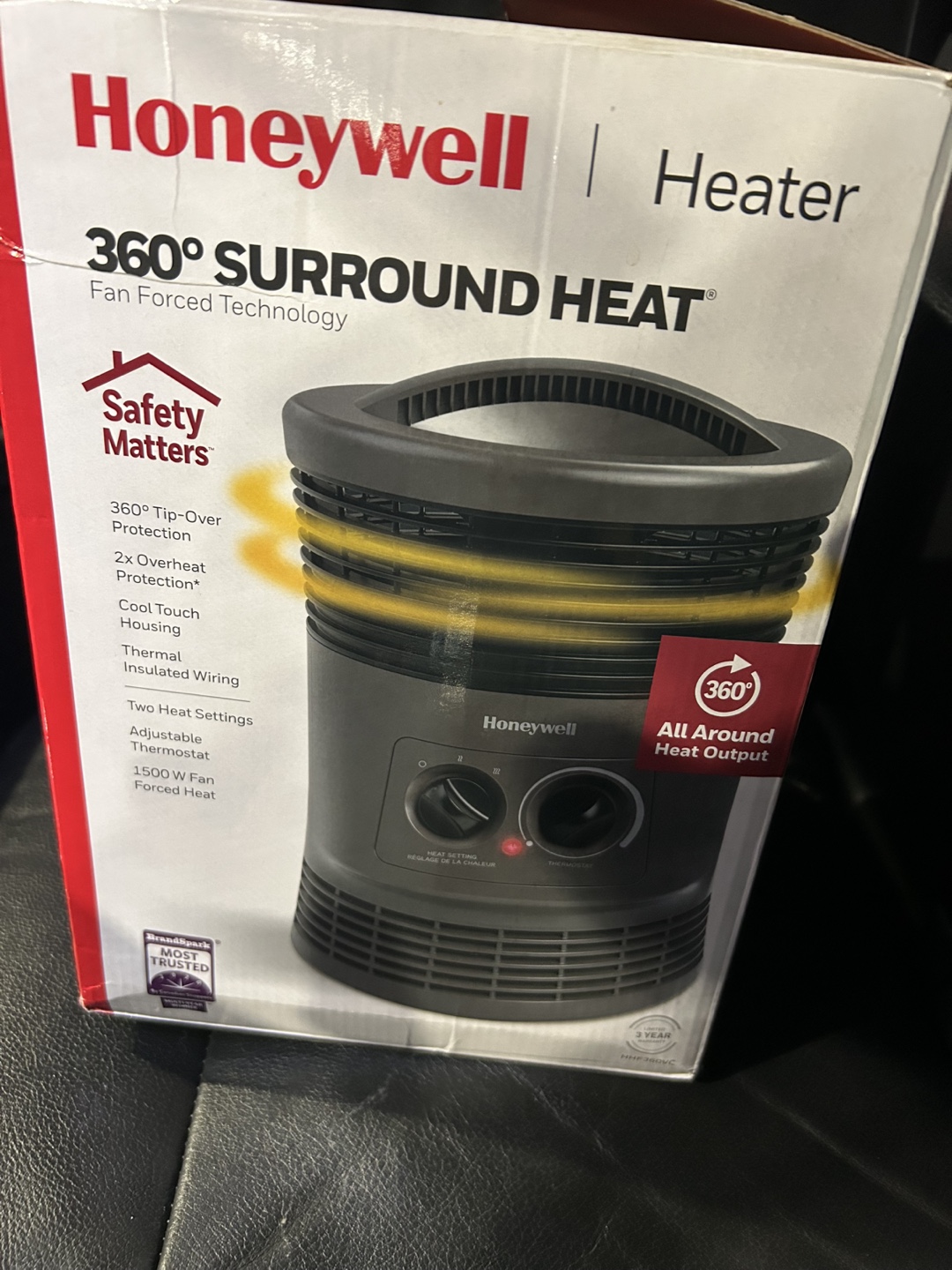 Honeywell 360° Surround Heat Fan Forced Heater