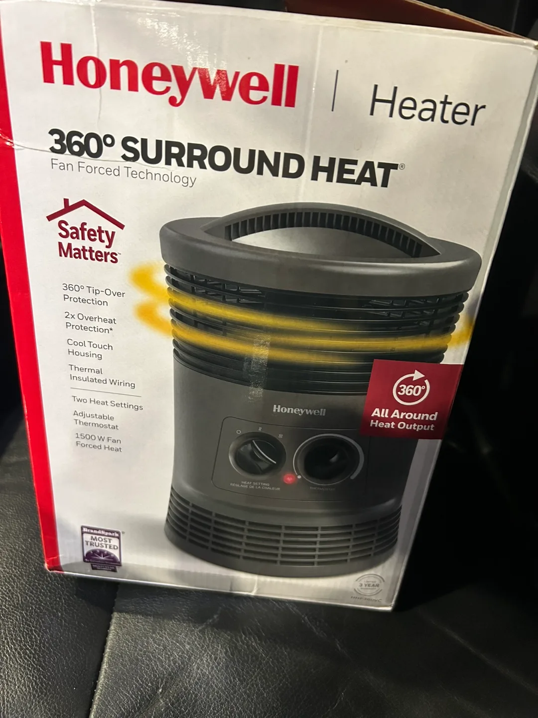 Honeywell 360° Surround Heat Fan Forced Heater thumbnail