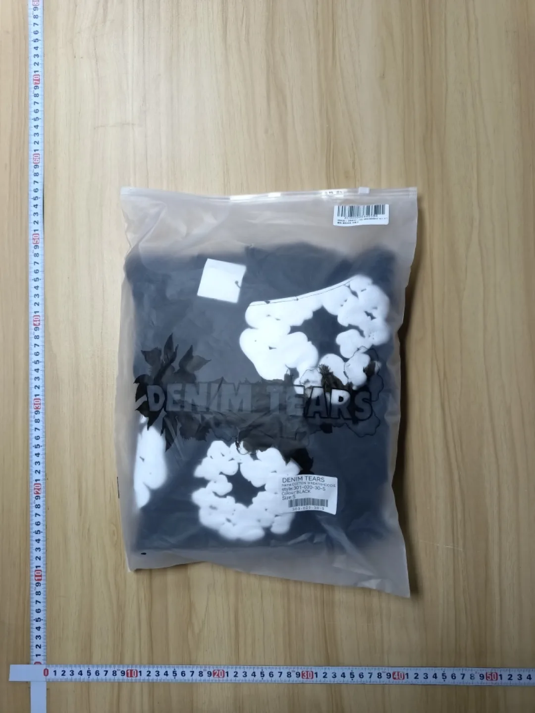 Denim Tears Flower Hoodie Size Small image indicator(2)
