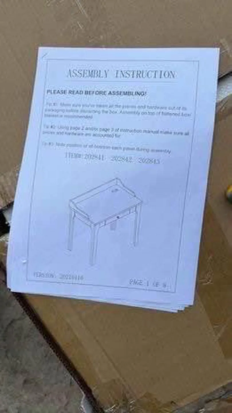 Brand new Distressed Grey Office Writing Desk with USB Outlets image indicator(4)