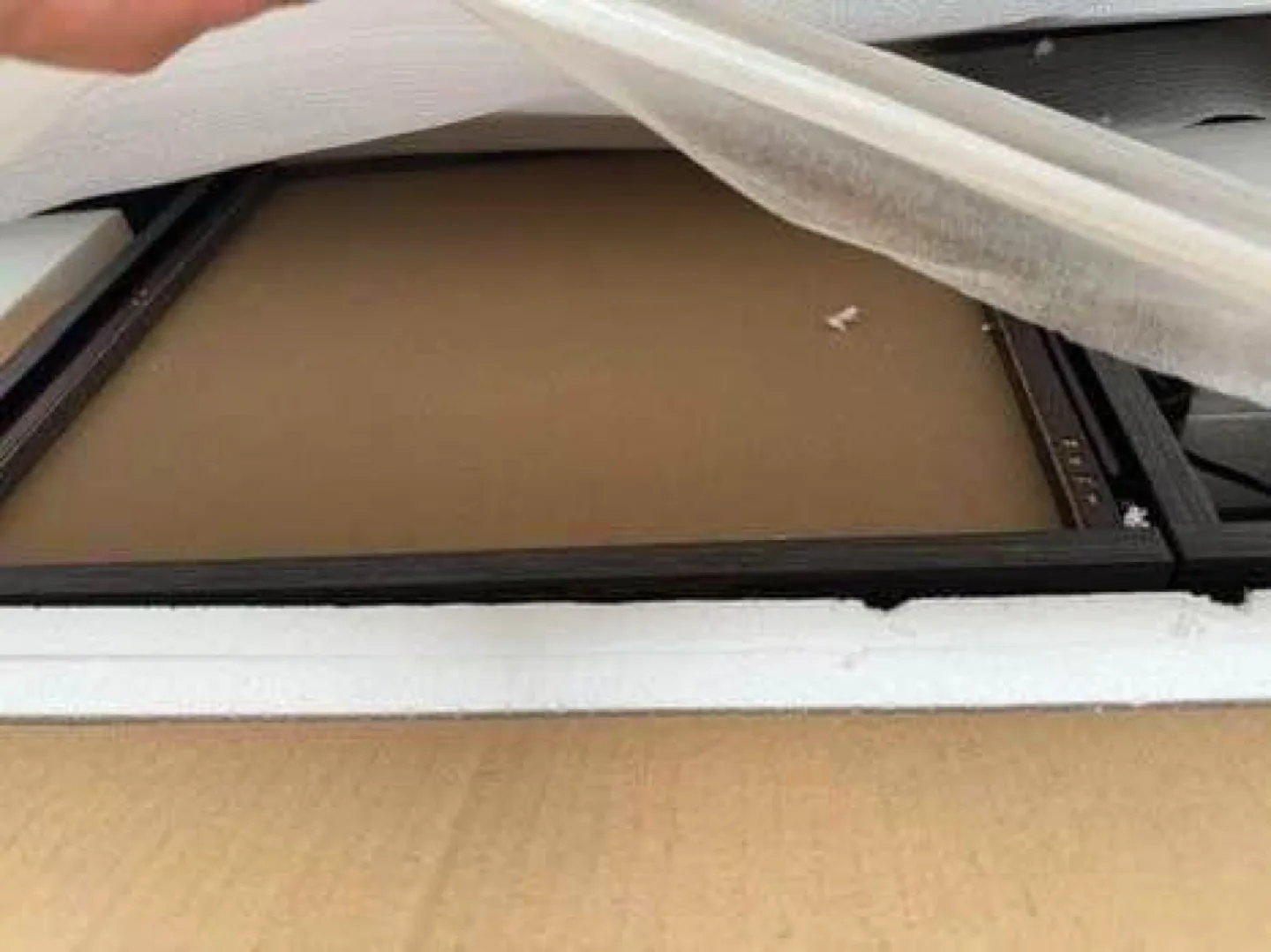 Brand new Distressed Grey Office Writing Desk with USB Outlets image indicator(6)