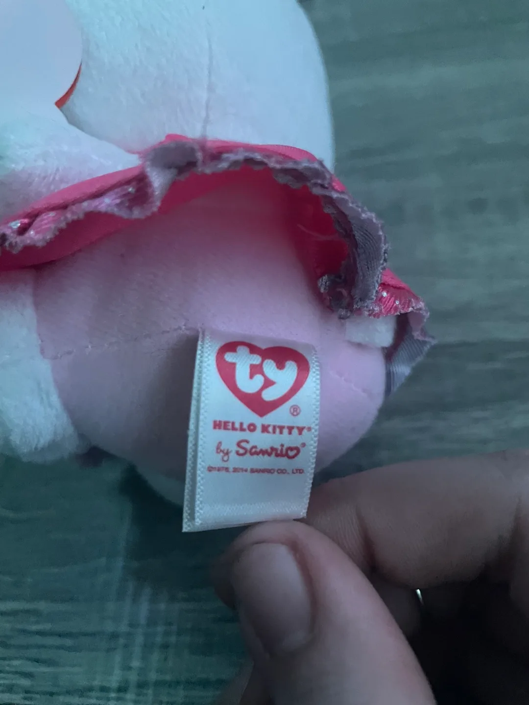 Ty Beanie Baby Hello Kitty I ♡ Chicago Plush image indicator(4)