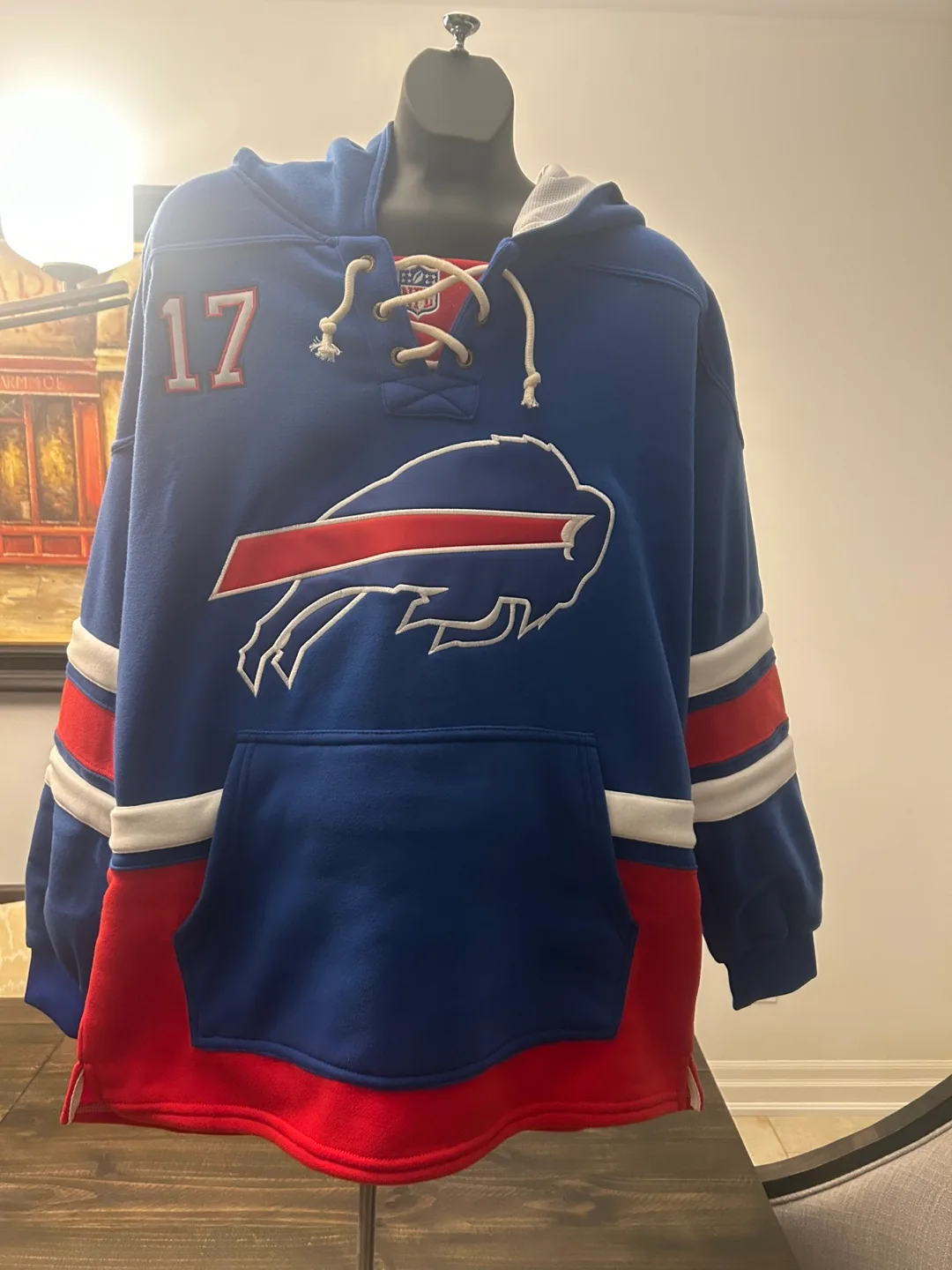 Josh Allen Buffalo Bills Hoodie Large NFL Football image indicator(4)