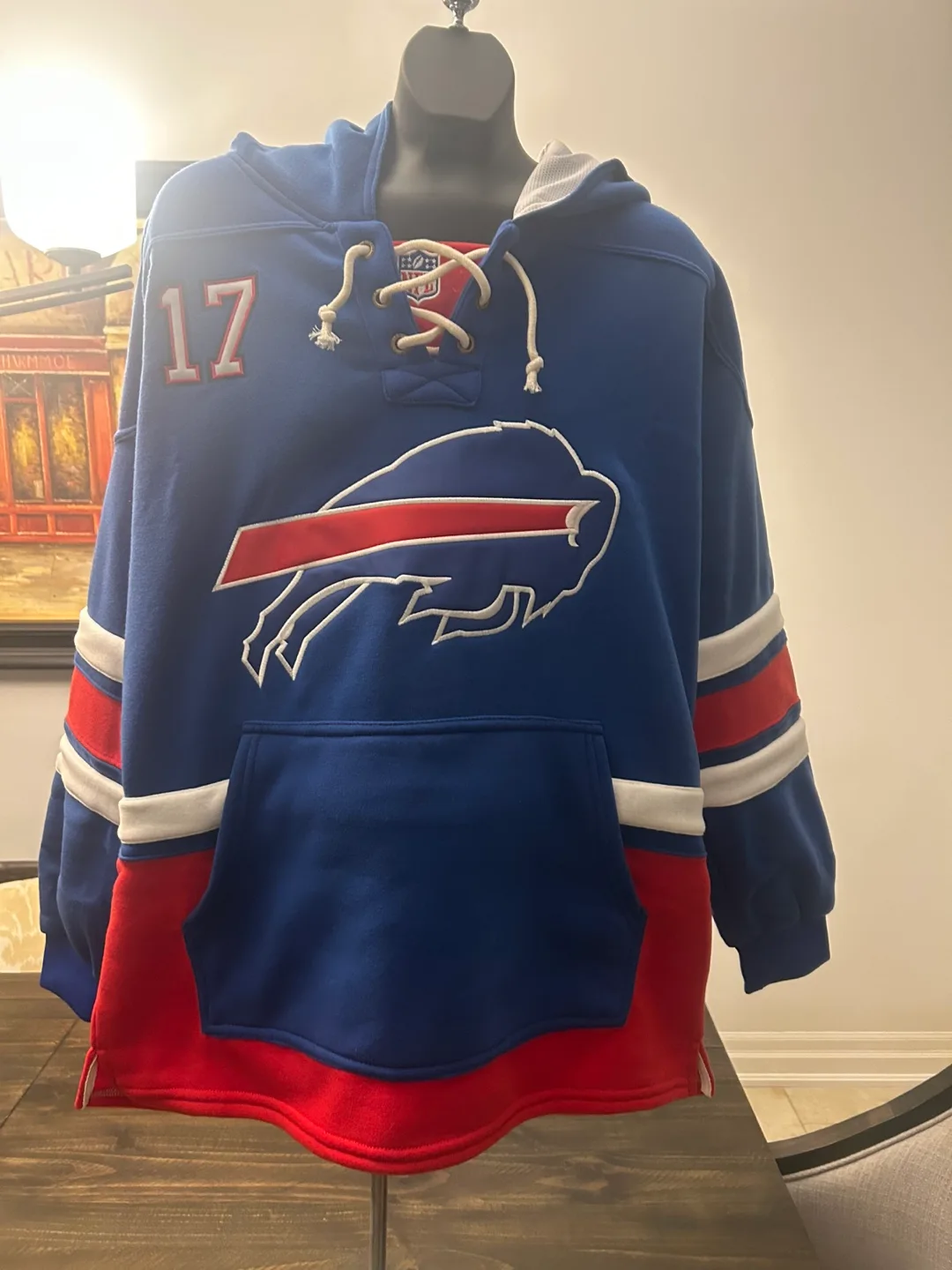 Josh Allen Buffalo Bills Hoodie Large NFL Football image indicator(2)