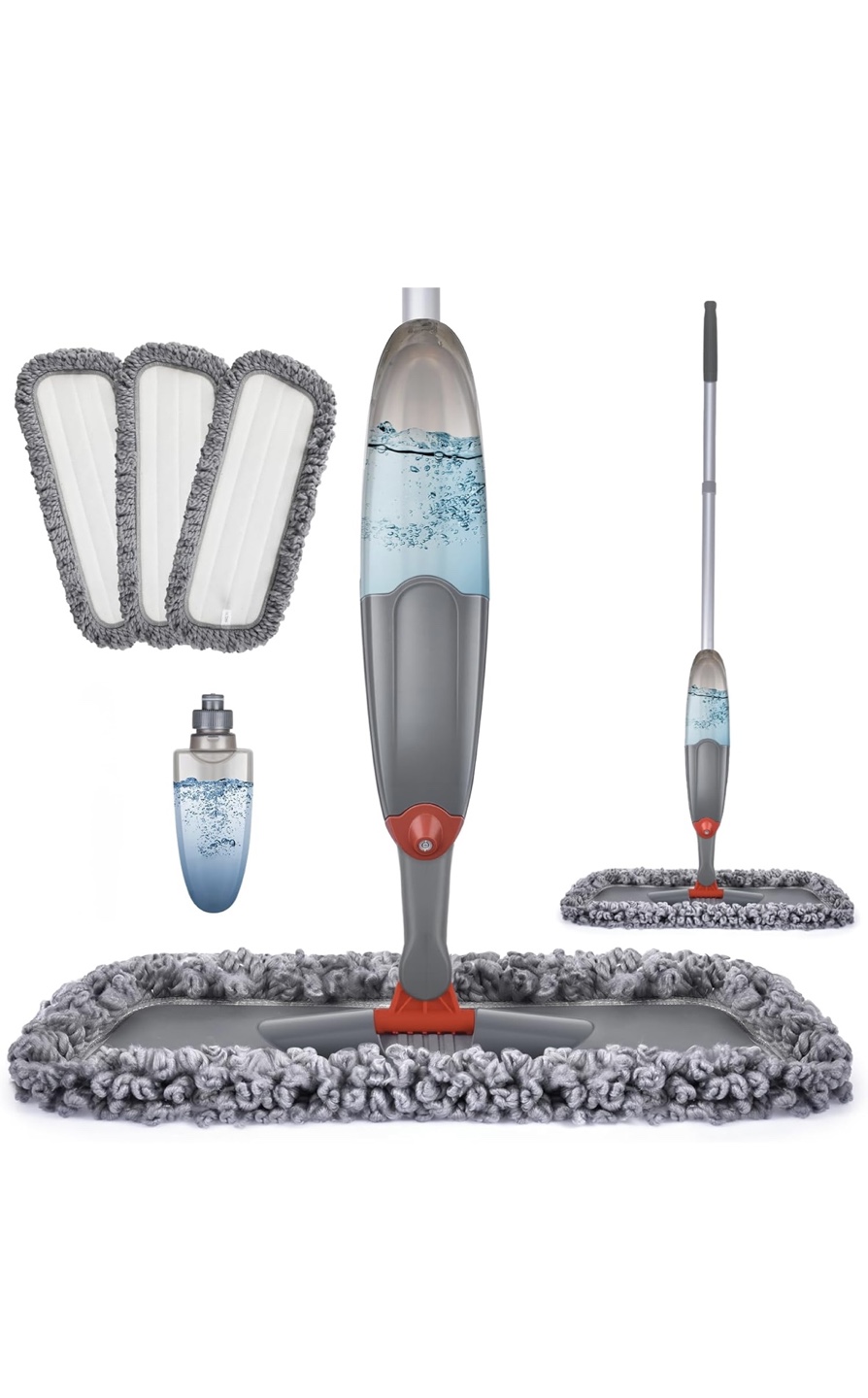 Spray Mop with Microfibre Cleaning Pads