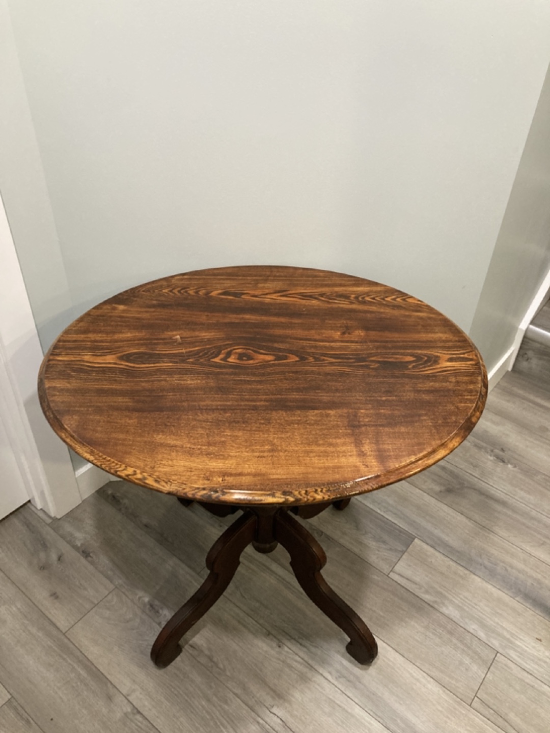 Oval Wooden Table