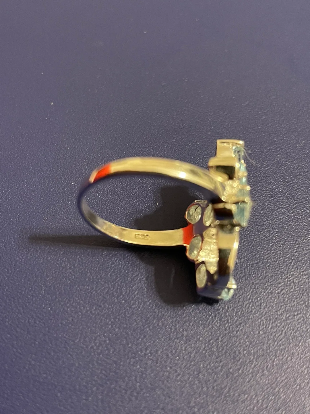 GENUINE Topaze gems in 925 Sterling Silver Ring, image indicator(4)