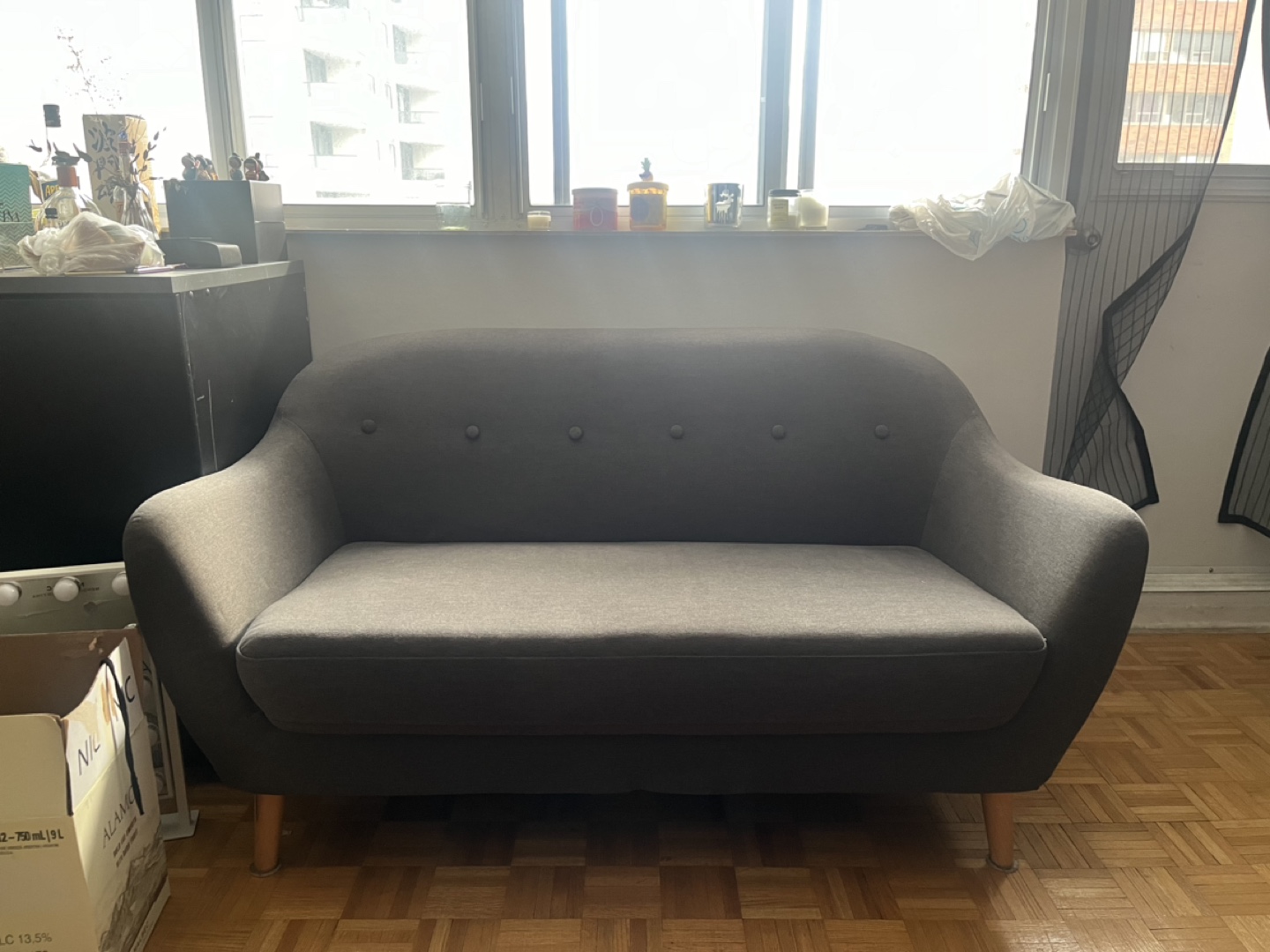 Mid-Century Modern Two-Seater Sofa