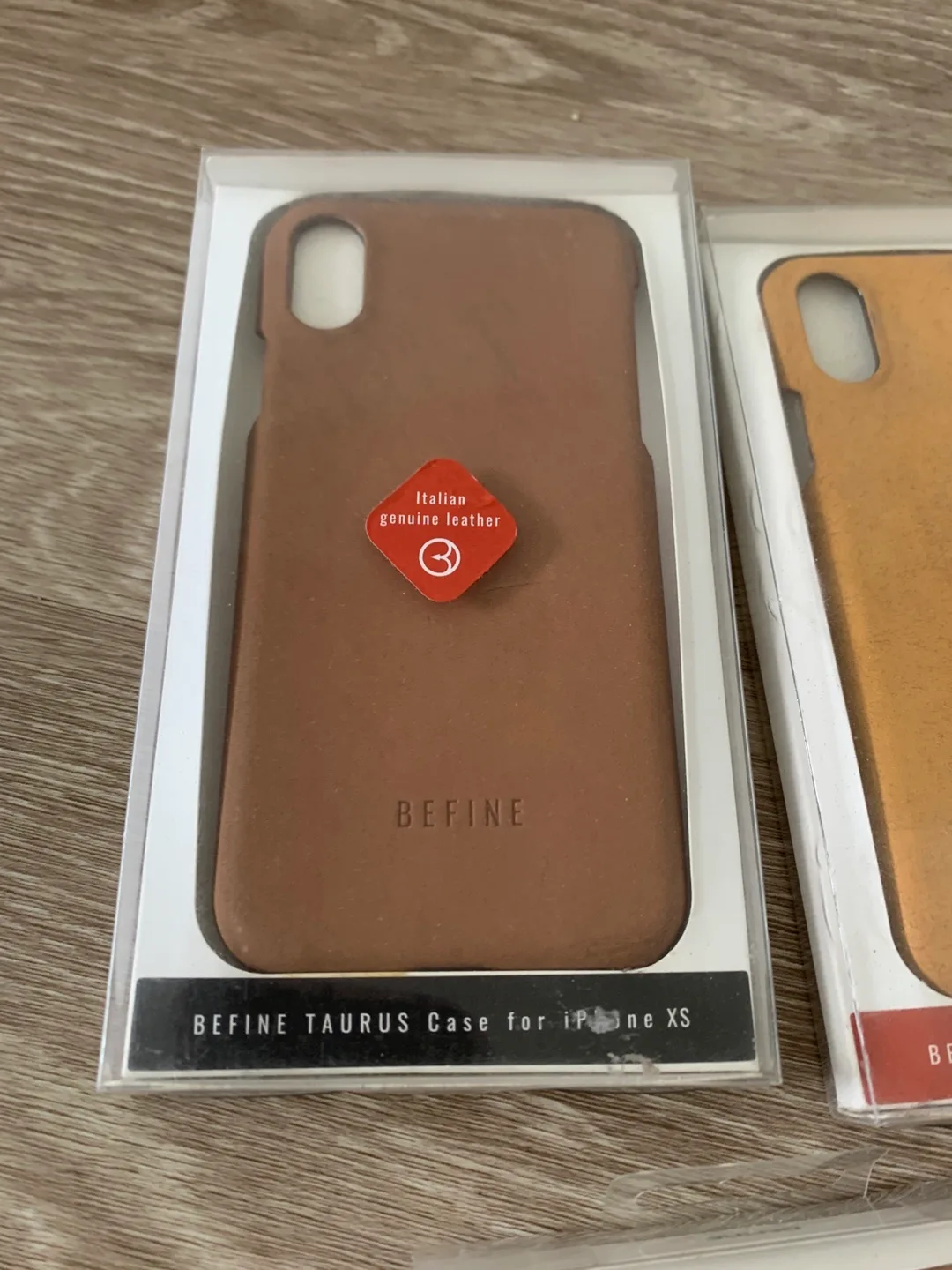 BEFINE iPhone X/XS/XR Leather Case - Various Colours image indicator(2)