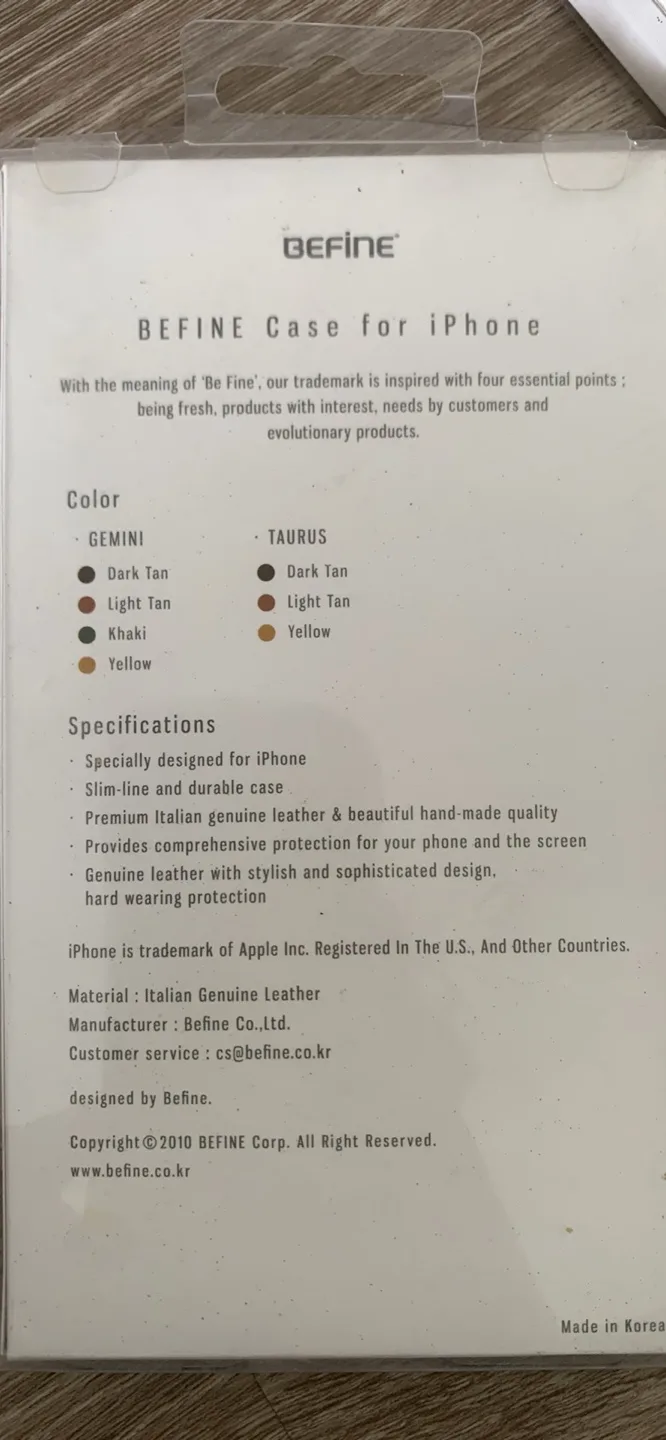 BEFINE iPhone X/XS/XR Leather Case - Various Colours image indicator(3)