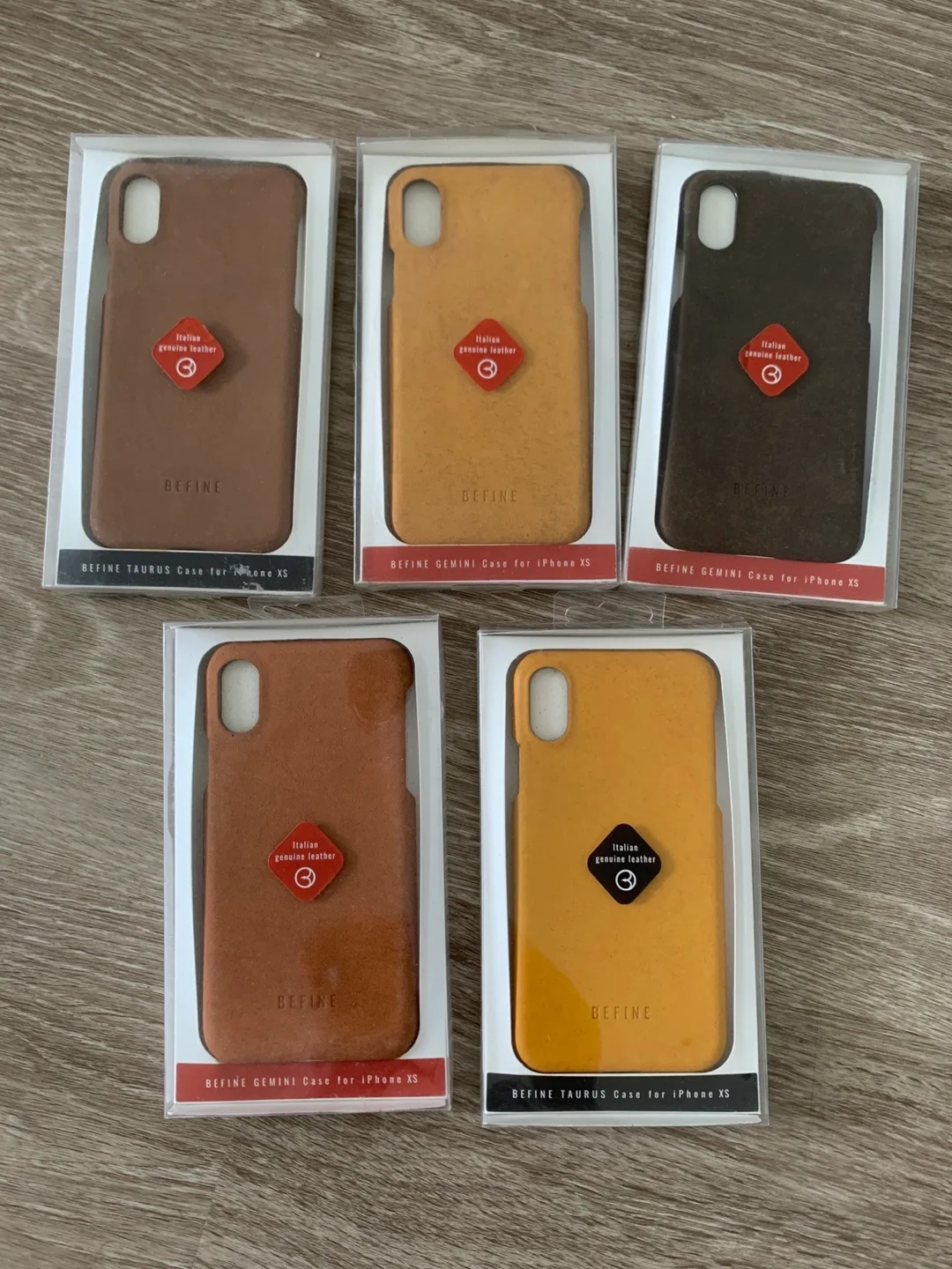 BEFINE iPhone X/XS/XR Leather Case - Various Colours image indicator(4)