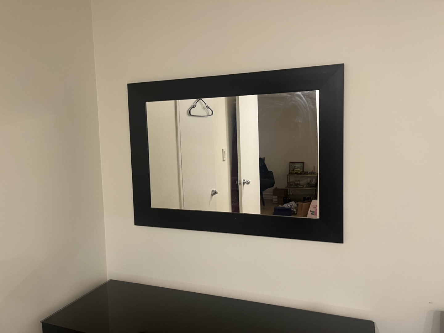 IKEA Black Vanity with Mirror - photo 4