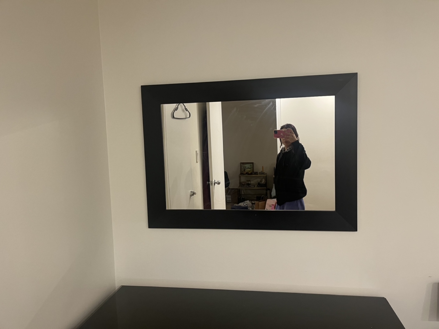 IKEA Black Vanity with Mirror - photo 5