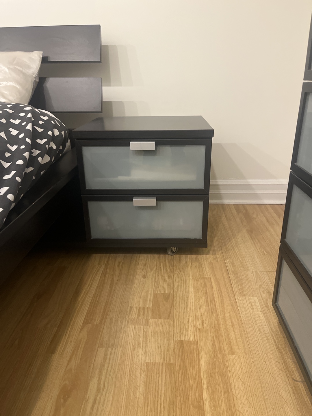 IKEA MALM Two-Drawer Bedside Table - photo 2