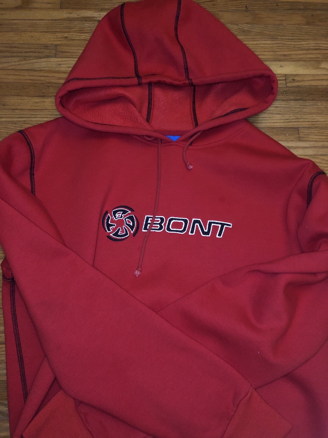 Bont baggy Red Hoodie