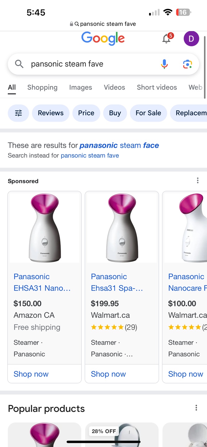 Panasonic EH-SA31 Nanocare Facial Steamer - photo 2