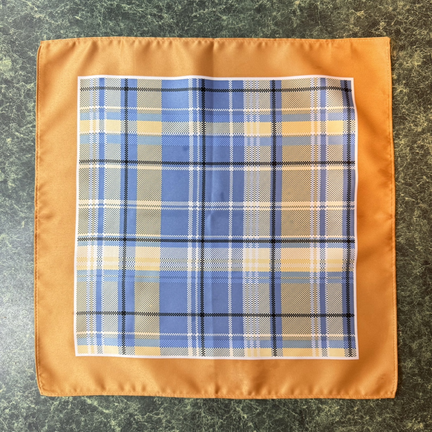 NEW Men’s Pocket Square Handkerchief 13.5x13.5 Gold