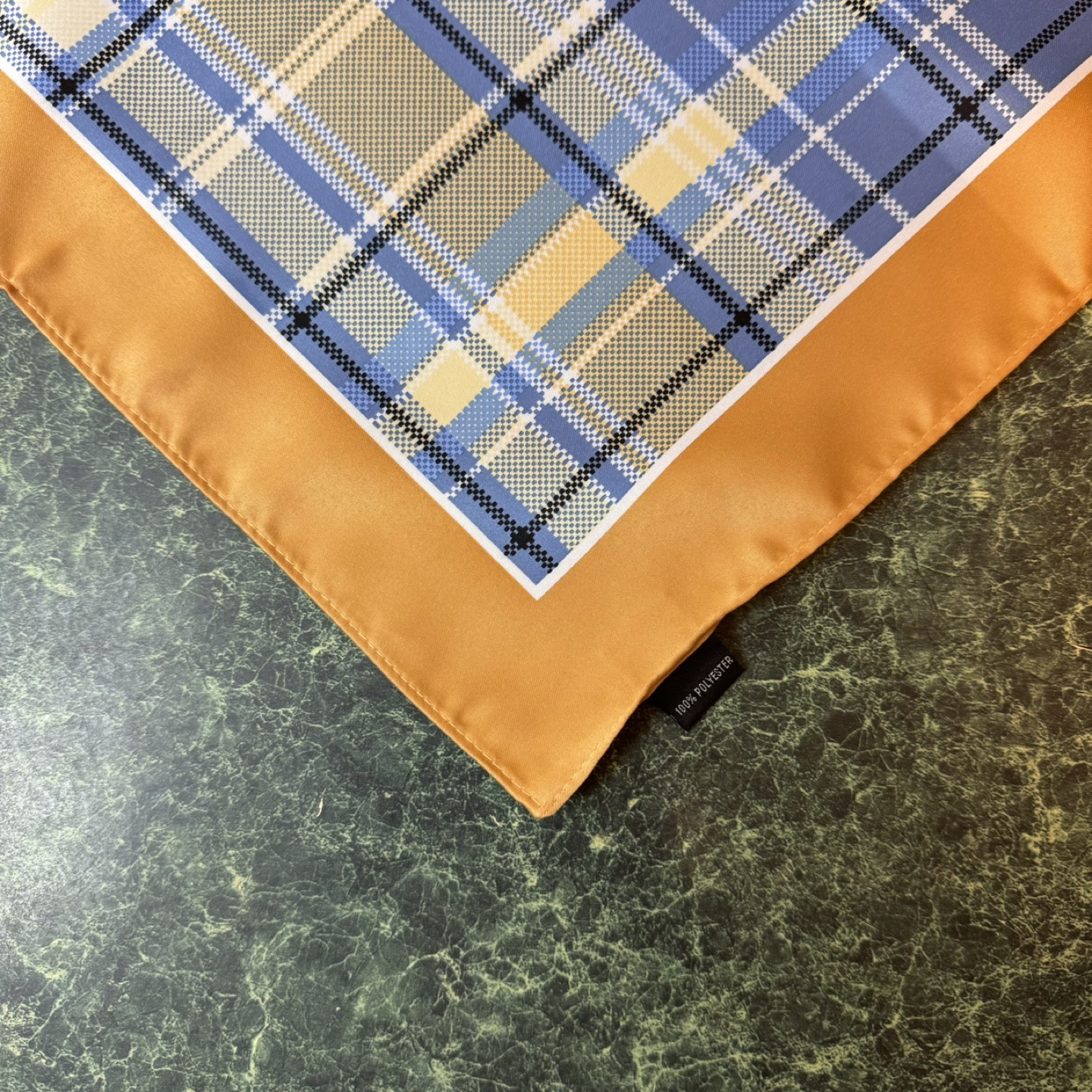 NEW Men’s Pocket Square Handkerchief 13.5x13.5 Gold - photo 2