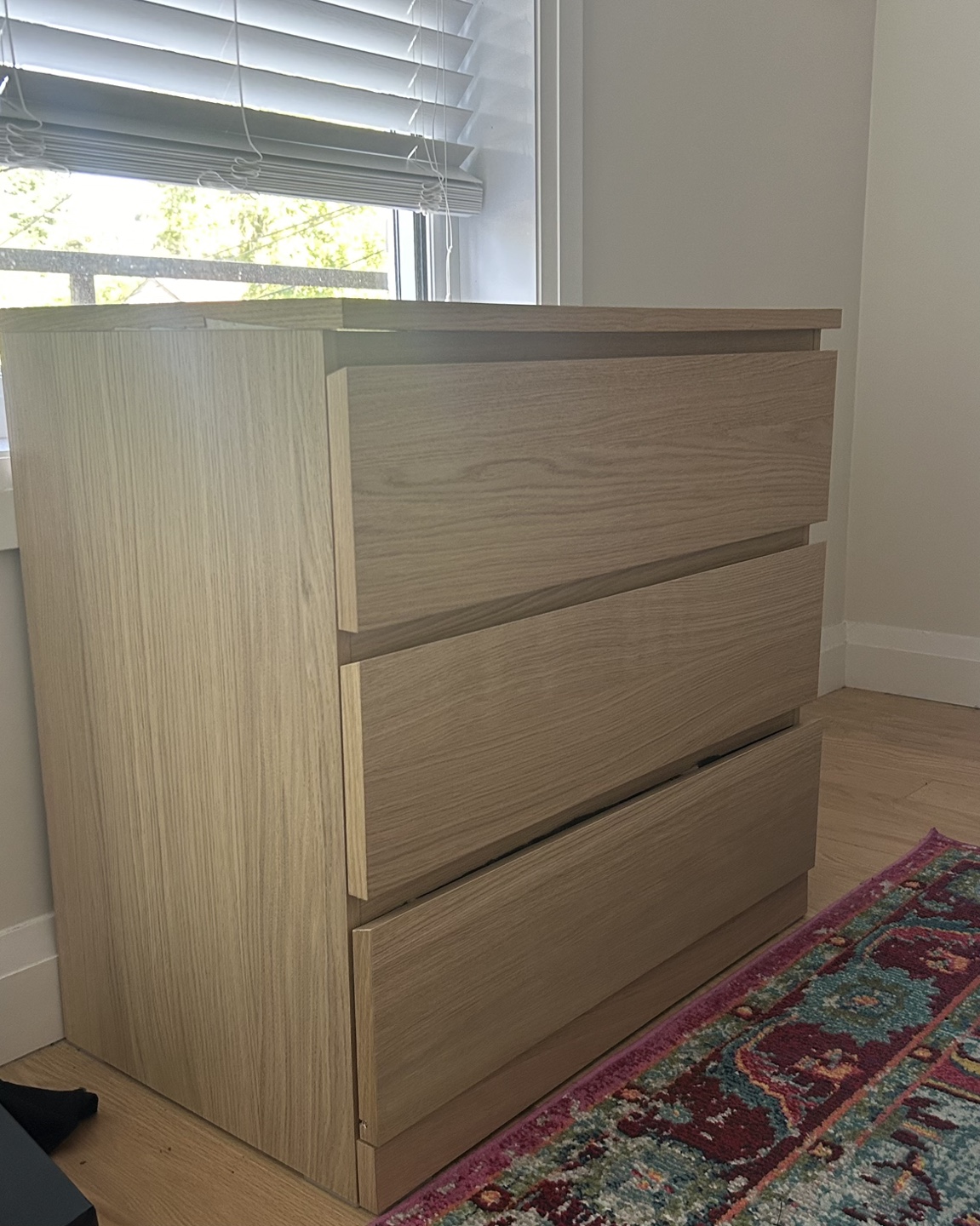 MALM 3 Draw Dresser
