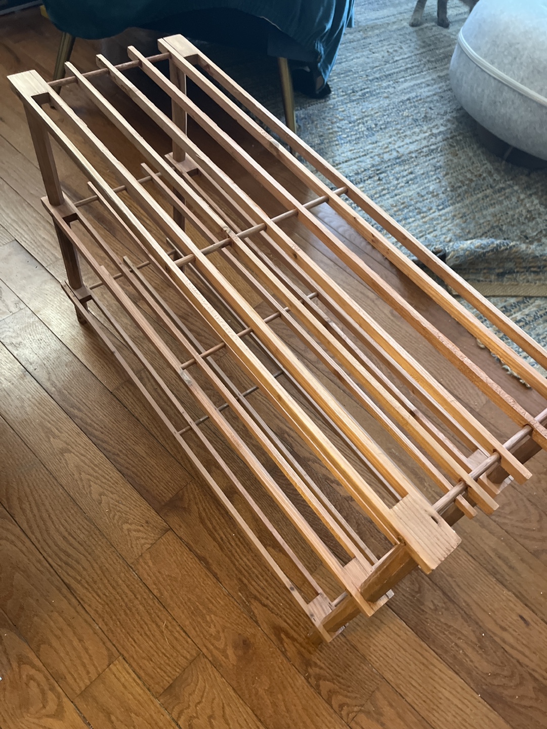 Wooden Shoe Rack Organizer
