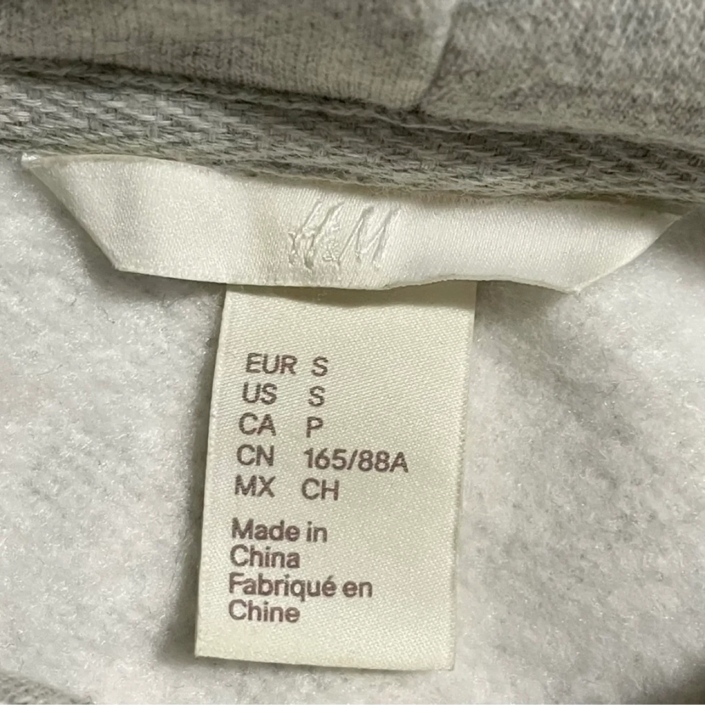 H&M Gray Sweatshirt Hoodie image indicator(10)