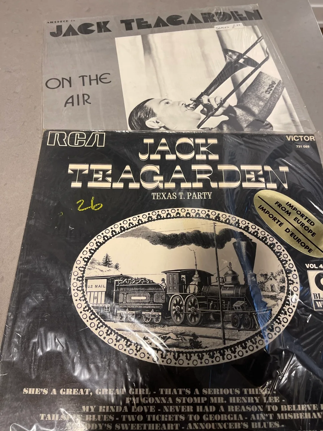 Jack Teagarden Vinyl Records (2) #freecycle thumbnail