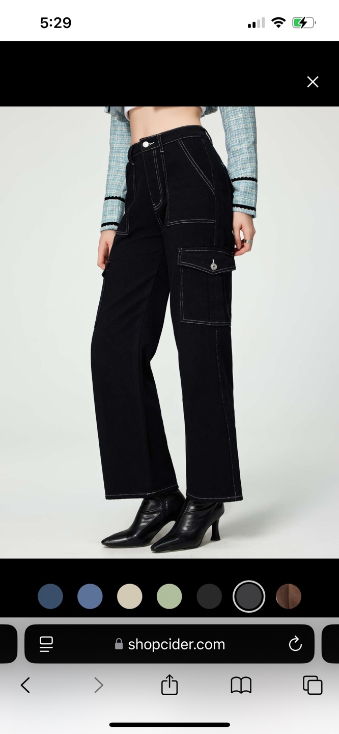 Cider Black Cargo Pants 3XL - photo 3