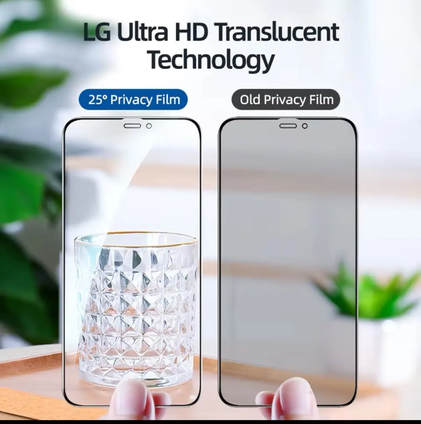 iPhone 14 Pro Max 25° Anti-Peep Tempered Glass Screen Protector image indicator(5)