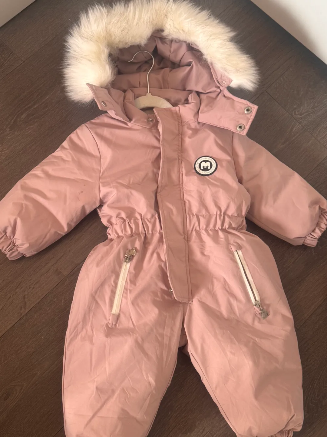Pink Baby Snowsuit, Size 12-18 Months image indicator(2)