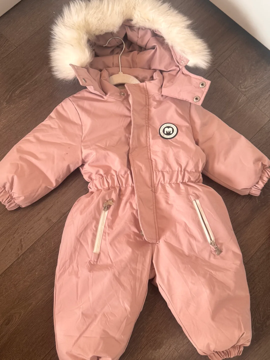 Pink Baby Snowsuit, Size 12-18 Months image indicator(4)