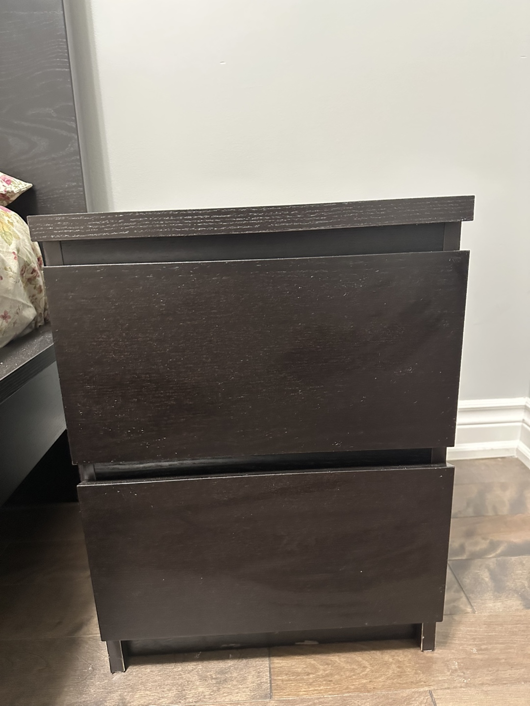 IKEA MALM Bed Frame with 2 Nightstands - photo 4