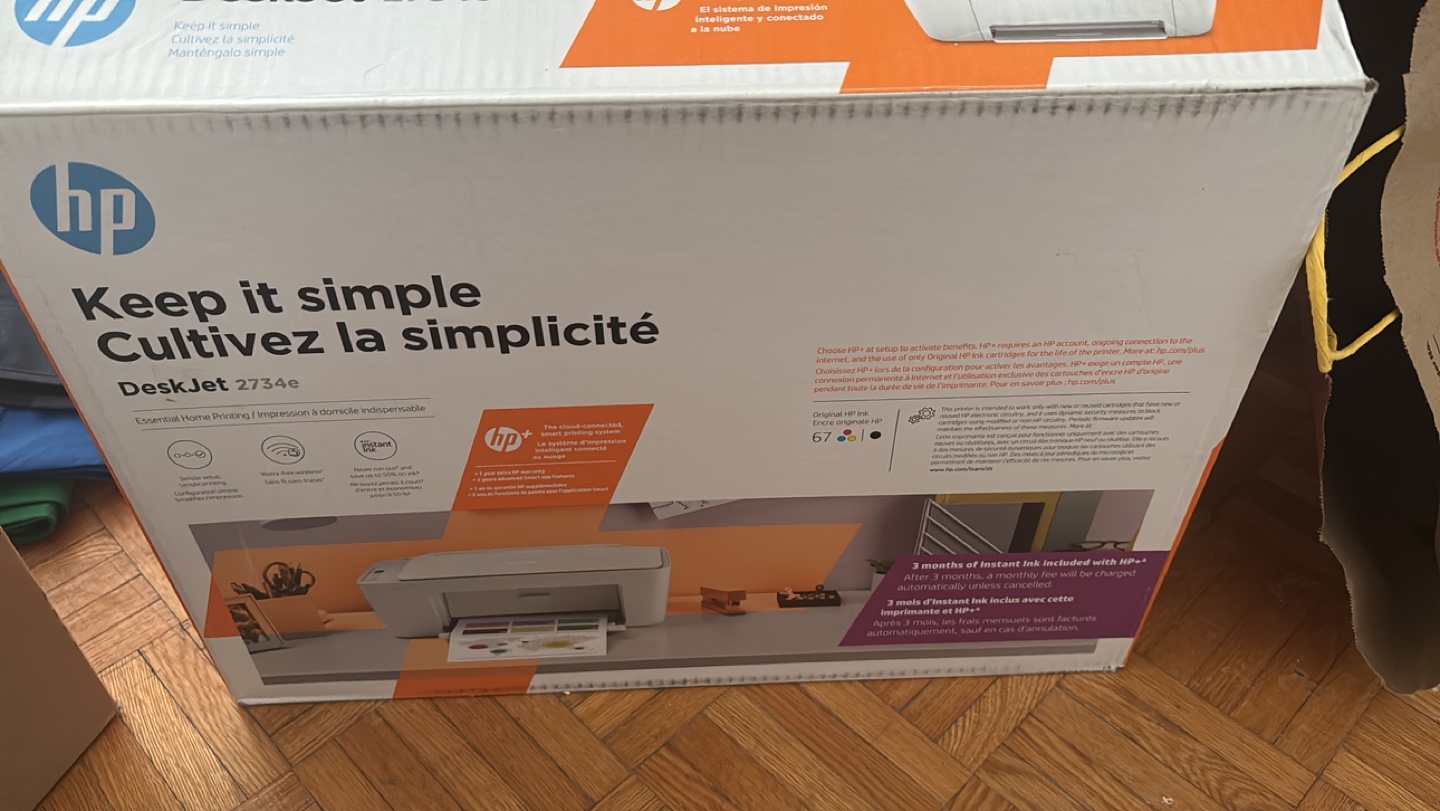 HP DeskJet 2734e Printer - New in Box