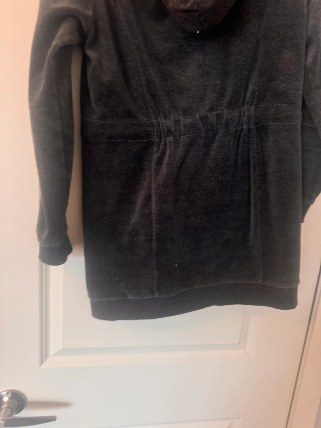 Bebe velour zip-up hoodie image indicator(6)