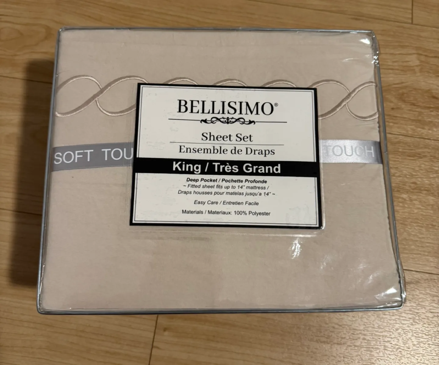 BELLISIMO King Sheet Set - 100% Polyester thumbnail