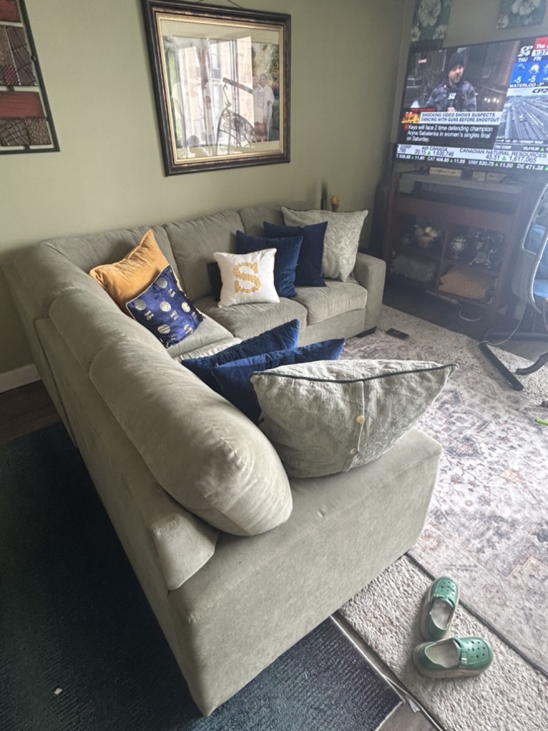 L shaped sofa - photo 3