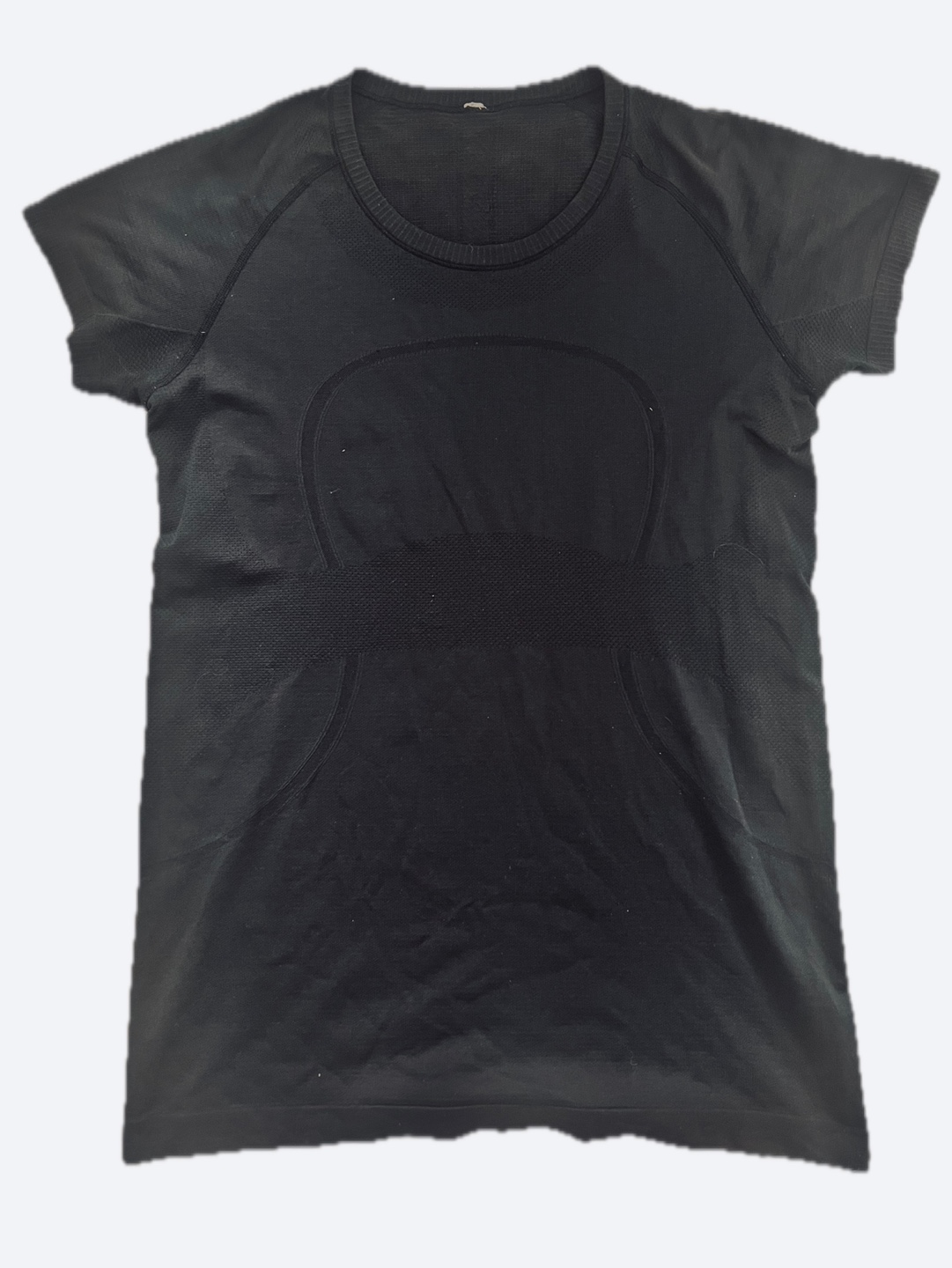 Lululemon Black Seamless Short Sleeve Running Top