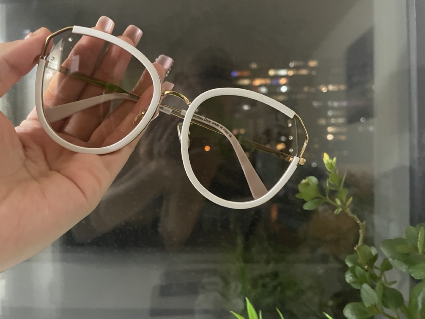 Dior Sunglasses - White and Gold