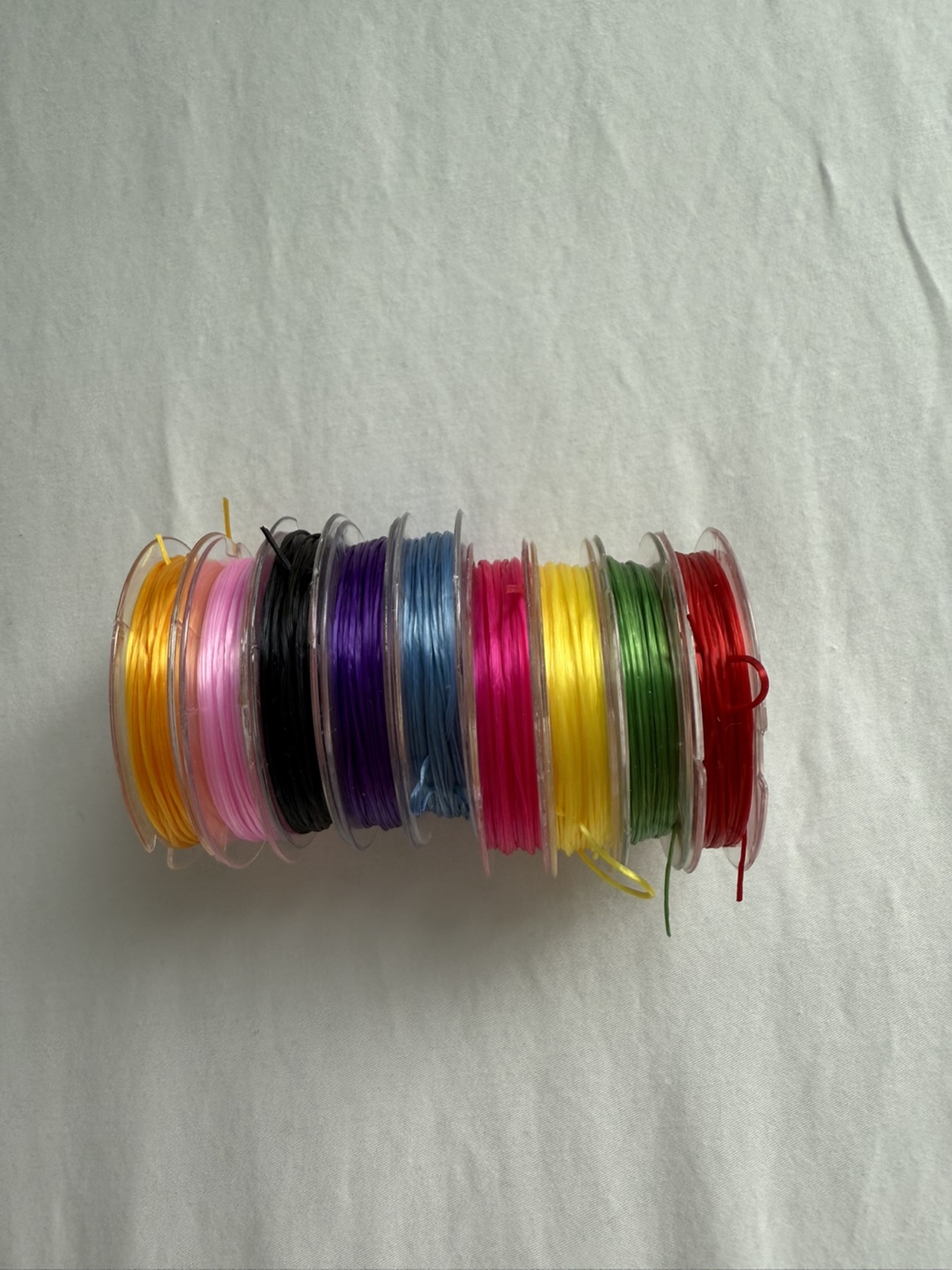 9 Rolls Elastic Stretch Crystal String Cord (0.8 mm)